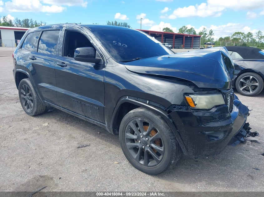 VIN 1C4RJFAG4HC895313 2017 JEEP GRAND CHEROKEE ALTITUDE 4X4