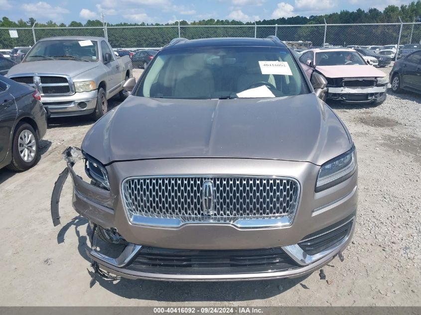 2019 Lincoln Nautilus Reserve VIN: 2LMPJ6LP9KBL28333 Lot: 40416092