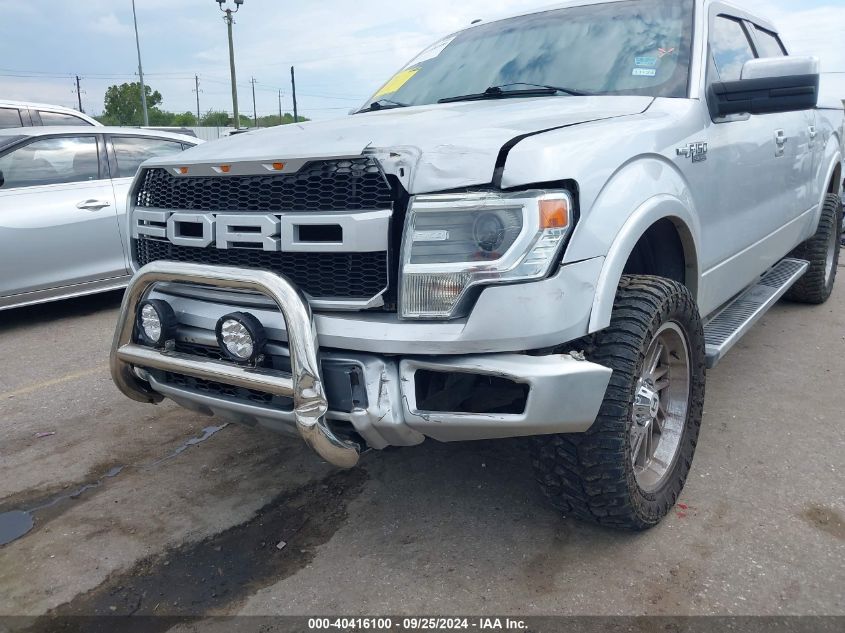 2013 FORD F-150 LARIAT - 1FTFW1EFXDKD27155