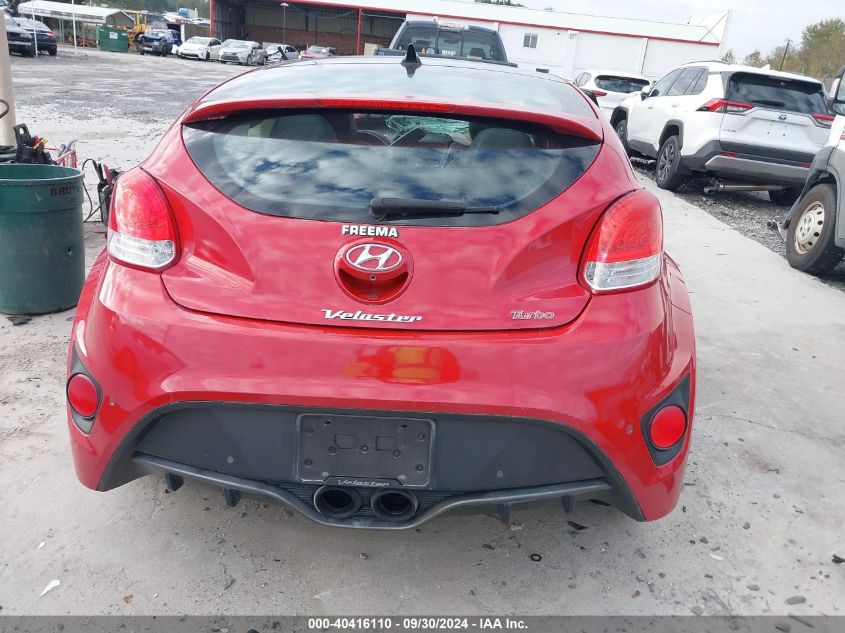 2015 Hyundai Veloster Turbo VIN: KMHTC6AE4FU240196 Lot: 40416110