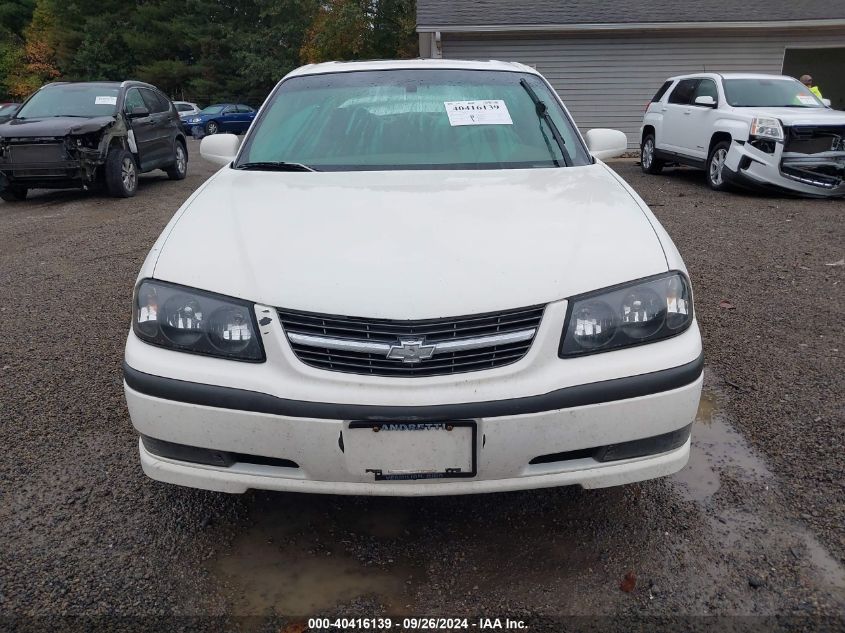 2003 Chevy Impala Ls VIN: 2G1WH55KX39234028 Lot: 40416139