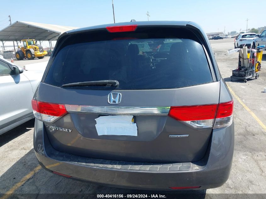 5FNRL5H33GB133101 2016 Honda Odyssey Se