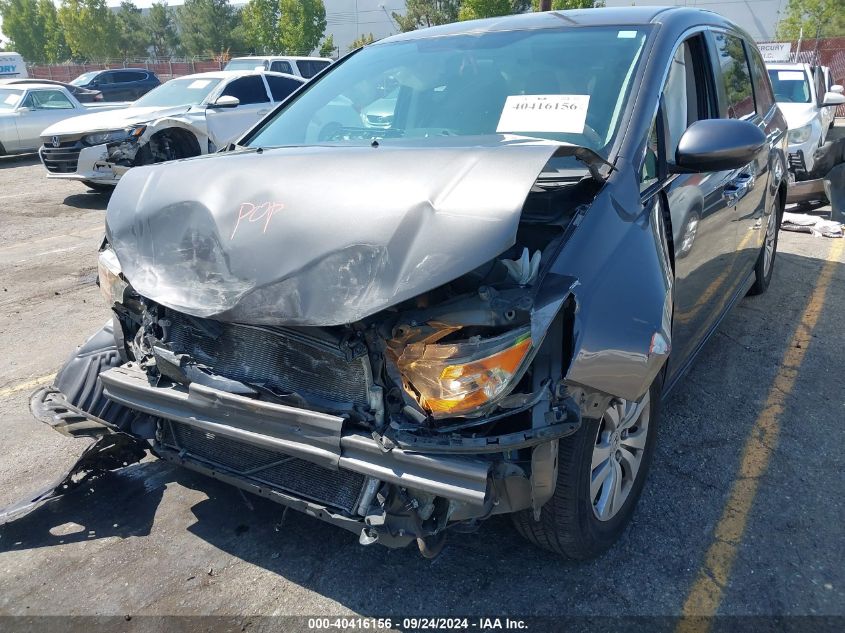 5FNRL5H33GB133101 2016 Honda Odyssey Se