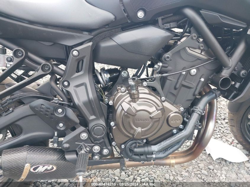 2020 Yamaha Mt07 VIN: JYARM27E8LA006969 Lot: 40416215