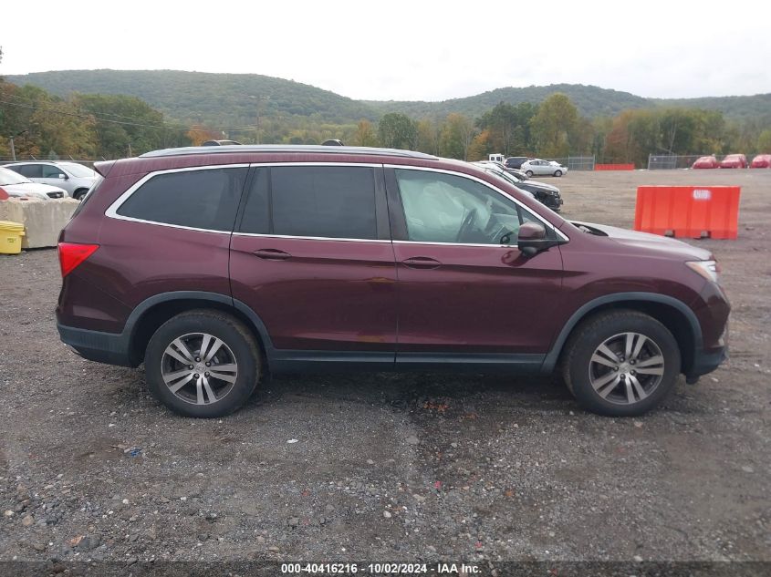 5FNYF6H5XHB052933 2017 Honda Pilot Ex-L