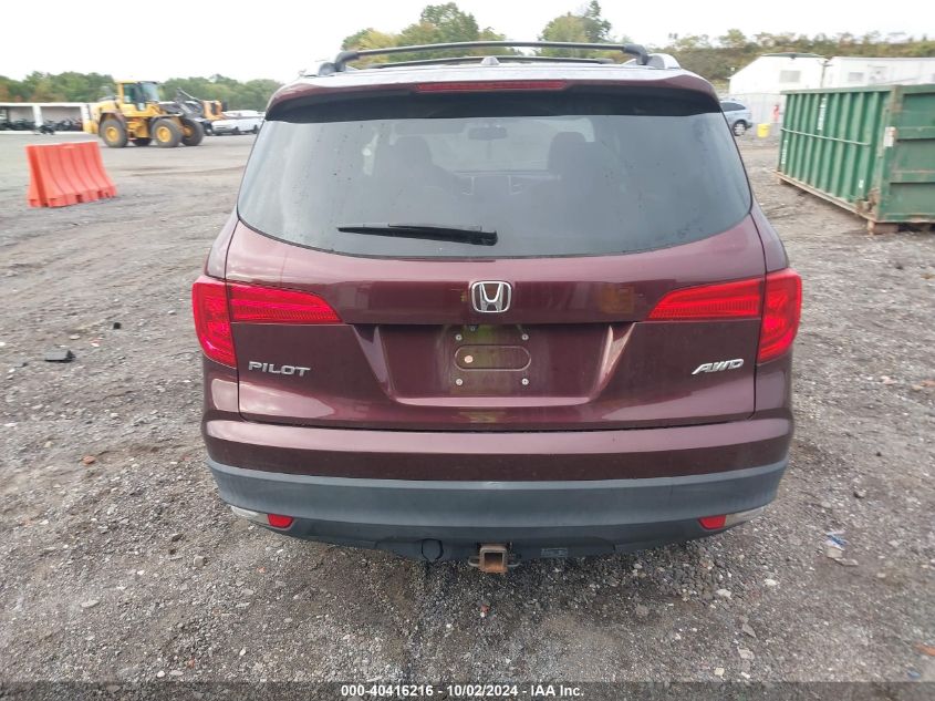 5FNYF6H5XHB052933 2017 Honda Pilot Ex-L