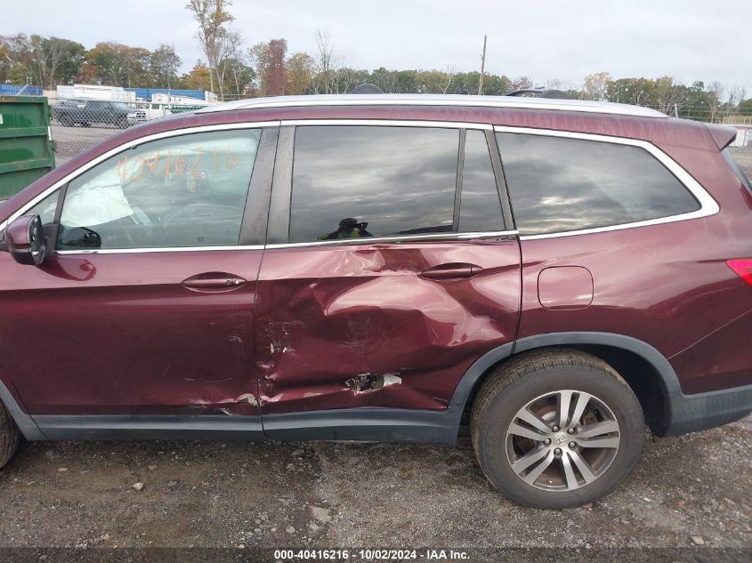 5FNYF6H5XHB052933 2017 Honda Pilot Ex-L