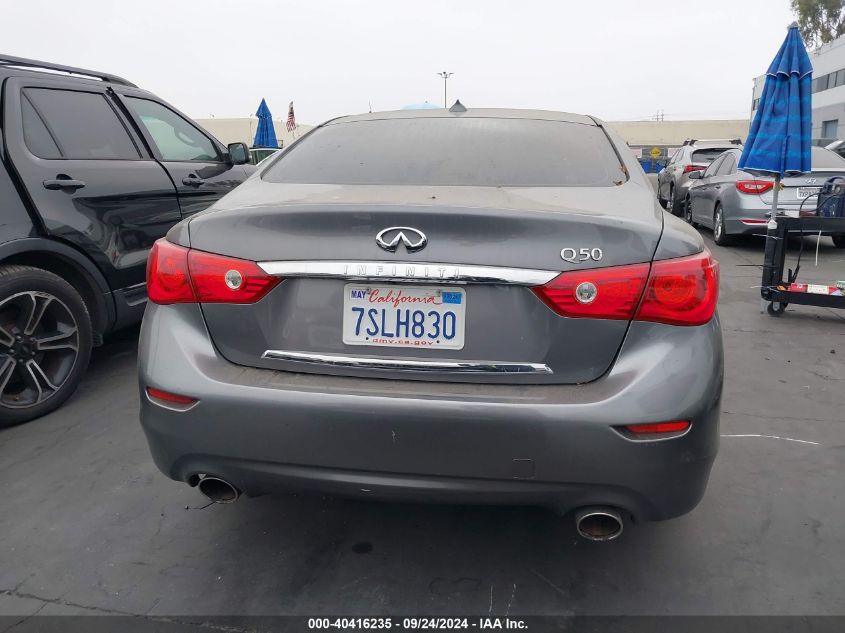 2015 Infiniti Q50 Premium VIN: JN1BV7AP2FM358655 Lot: 40416235