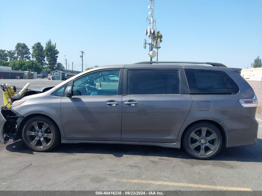 2016 Toyota Sienna Se 8 Passenger VIN: 5TDXK3DC3GS765273 Lot: 40416238