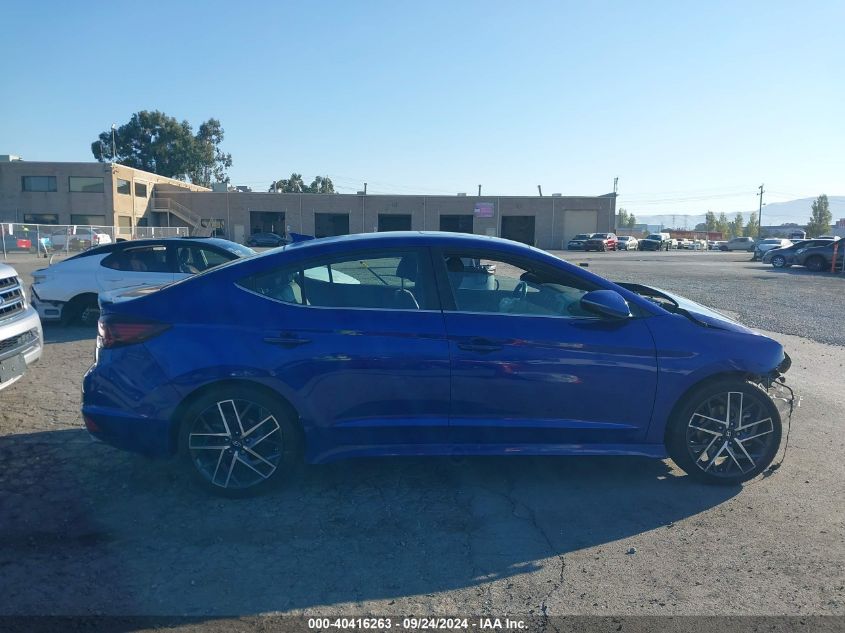 2020 Hyundai Elantra Sport VIN: KMHD04LB3LU946608 Lot: 40416263