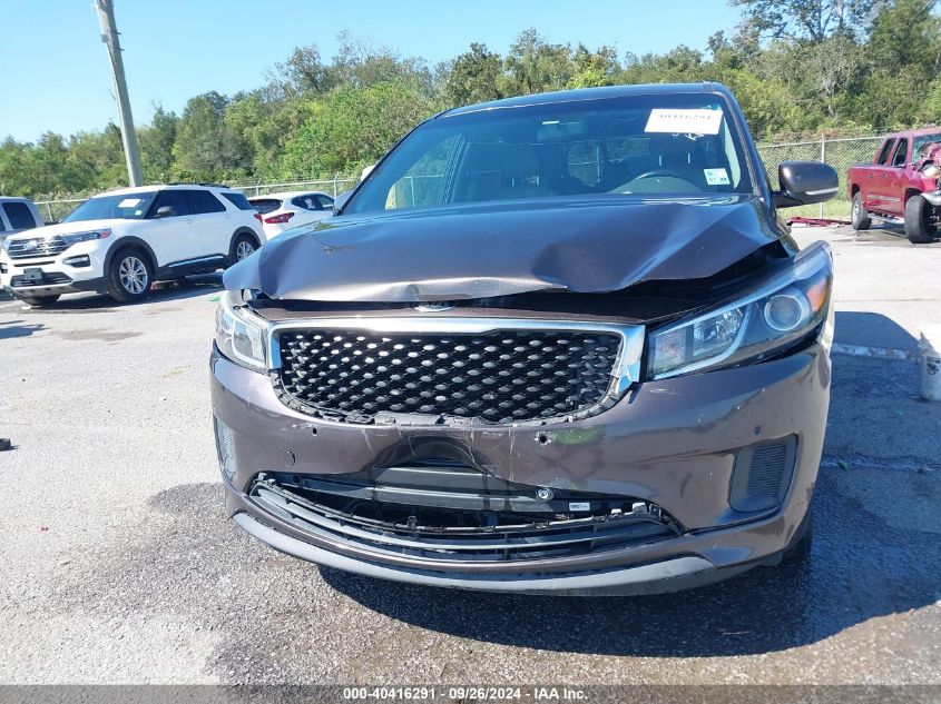 2017 Kia Sedona Lx VIN: KNDMB5C16H6318453 Lot: 40416291