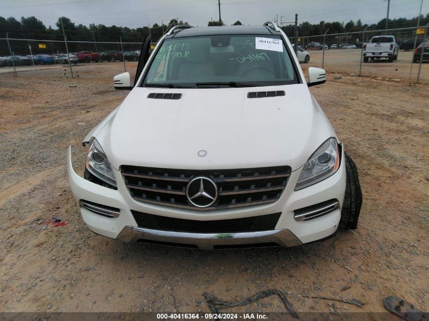 4JGDA5HB4CA051187 2012 Mercedes-Benz Ml 350 4Matic