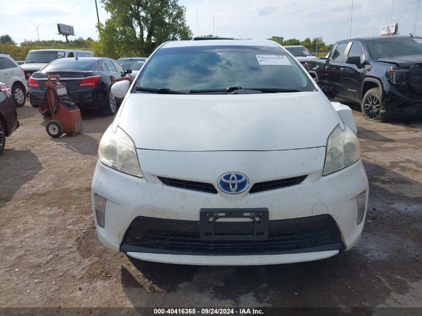 2014 Toyota Prius Four VIN: JTDKN3DU6E1744650 Lot: 40416365