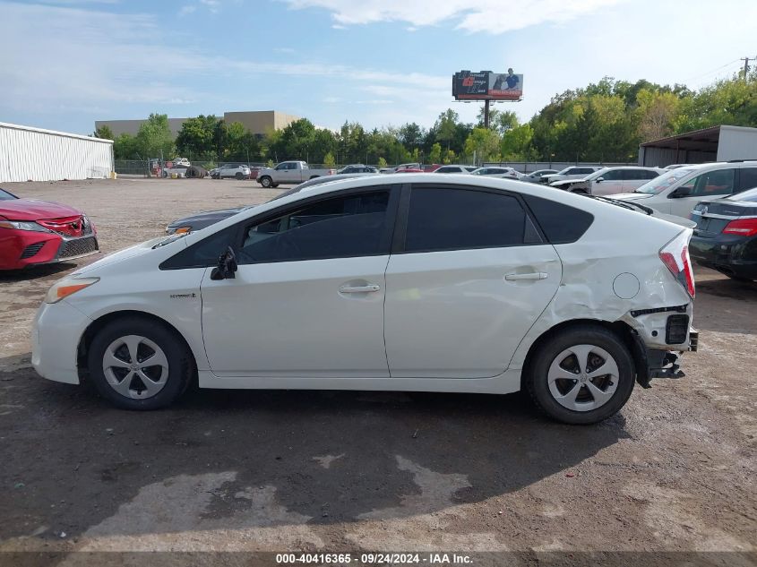 2014 Toyota Prius Four VIN: JTDKN3DU6E1744650 Lot: 40416365