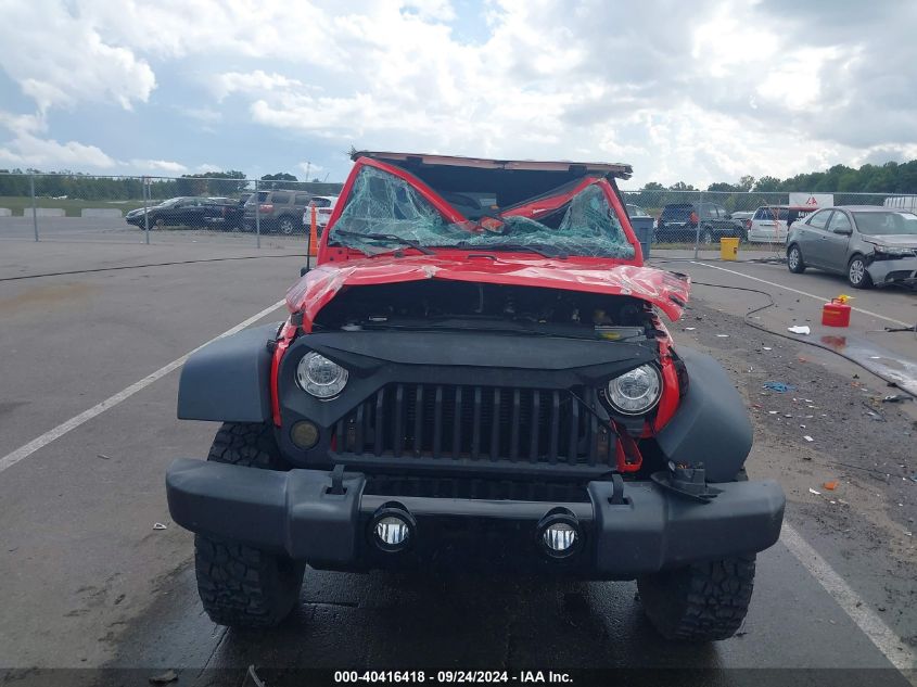 2017 Jeep Wrangler Unlimited Willy Wheeler 4X4 VIN: 1C4BJWDG6HL587914 Lot: 40416418