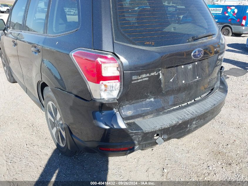 2018 Subaru Forester 2.5I VIN: JF2SJABC0JH581314 Lot: 40416432