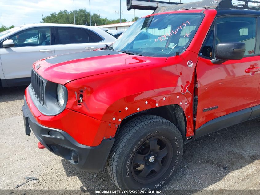 2016 Jeep Renegade Trailhawk VIN: ZACCJBCT7GPD32548 Lot: 40416437