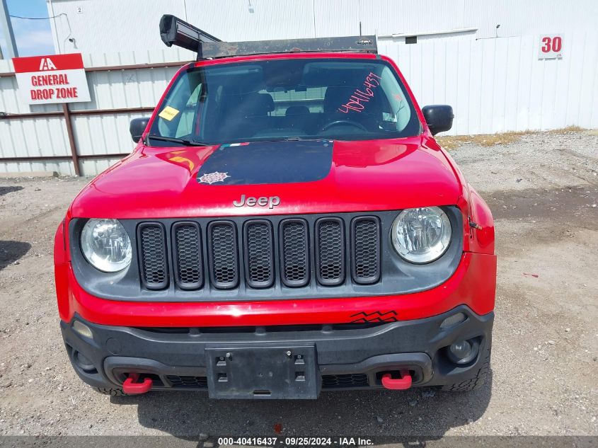 2016 Jeep Renegade Trailhawk VIN: ZACCJBCT7GPD32548 Lot: 40416437