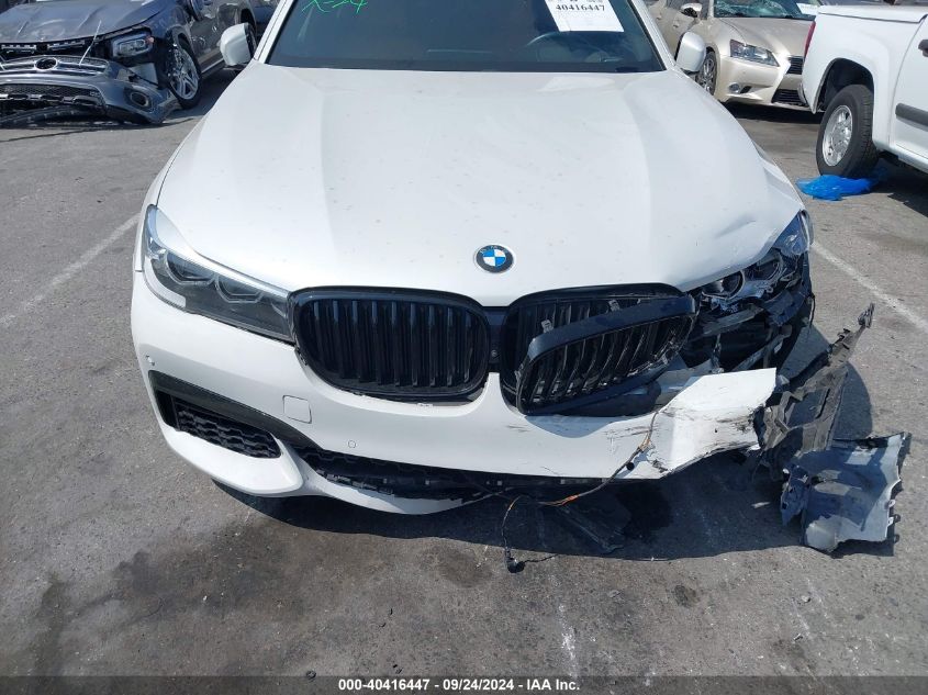 2017 BMW 740 I VIN: WBA7E2C56HG739537 Lot: 40416447