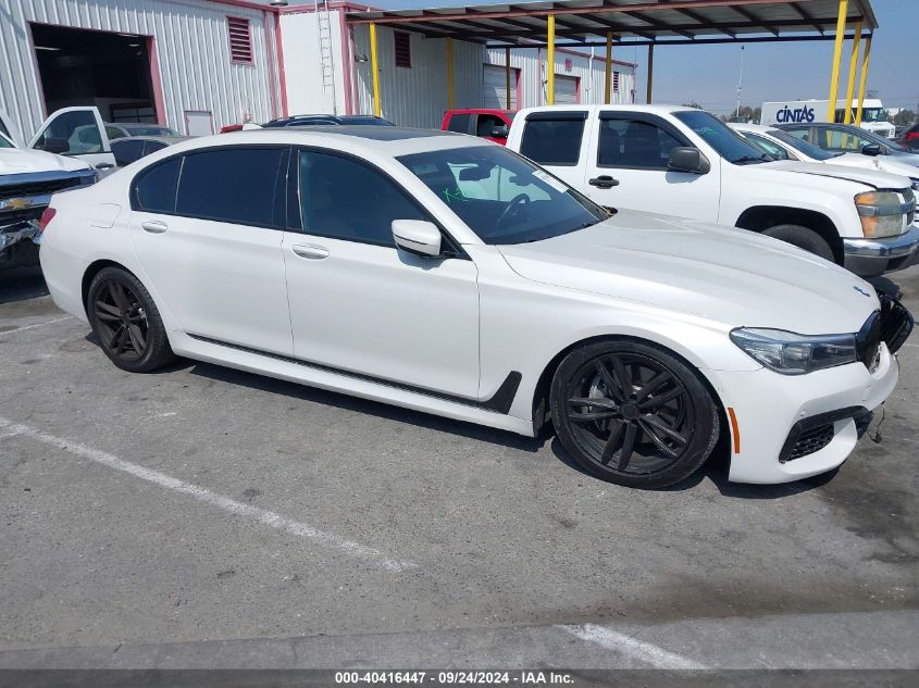 2017 BMW 740 I VIN: WBA7E2C56HG739537 Lot: 40416447