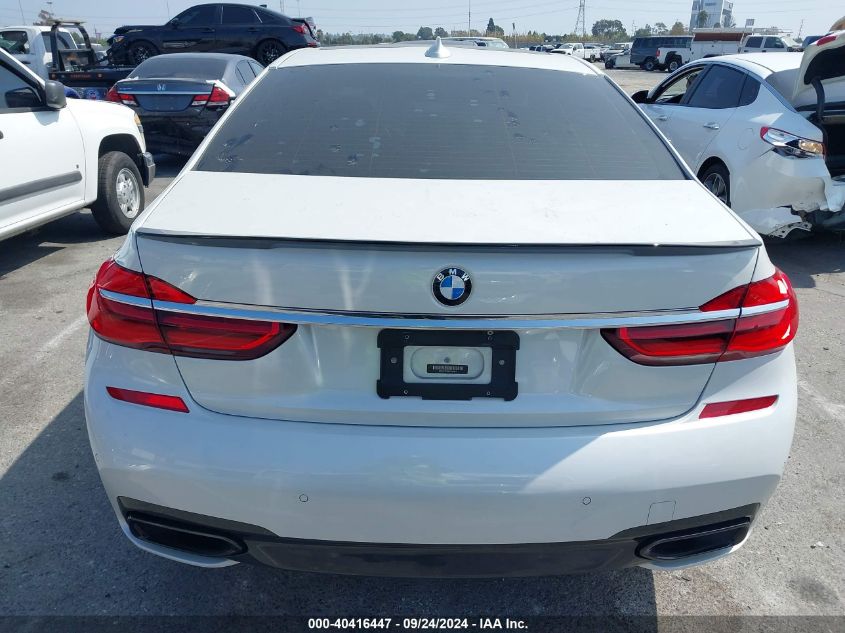 2017 BMW 740 I VIN: WBA7E2C56HG739537 Lot: 40416447