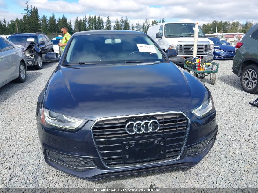 2014 Audi A4 2.0T Premium VIN: WAUAFAFL2EA083164 Lot: 40416457