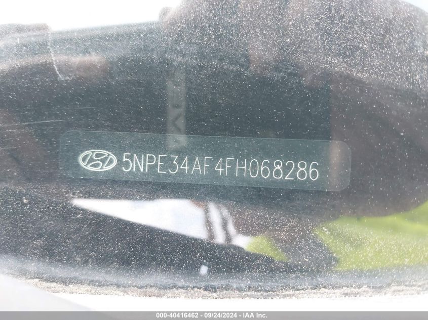 5NPE34AF4FH068286 2015 Hyundai Sonata Sport