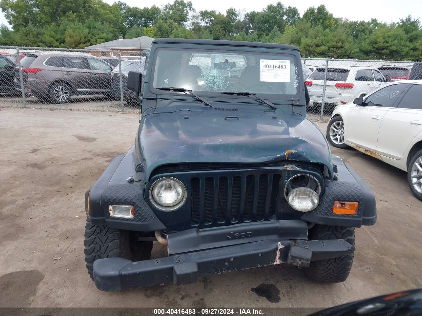 2000 Jeep Wrangler Sport VIN: 1J4FA49S1YP724716 Lot: 40416483