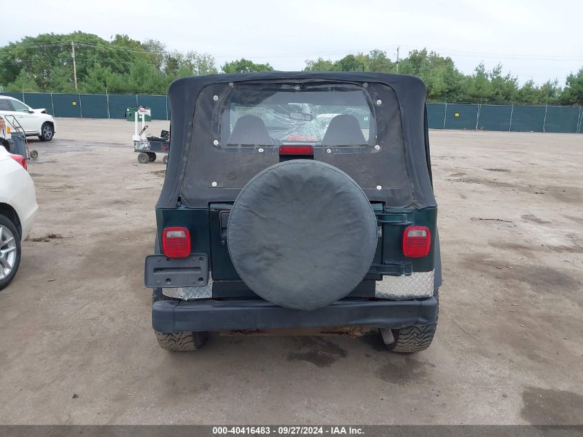 2000 Jeep Wrangler Sport VIN: 1J4FA49S1YP724716 Lot: 40416483