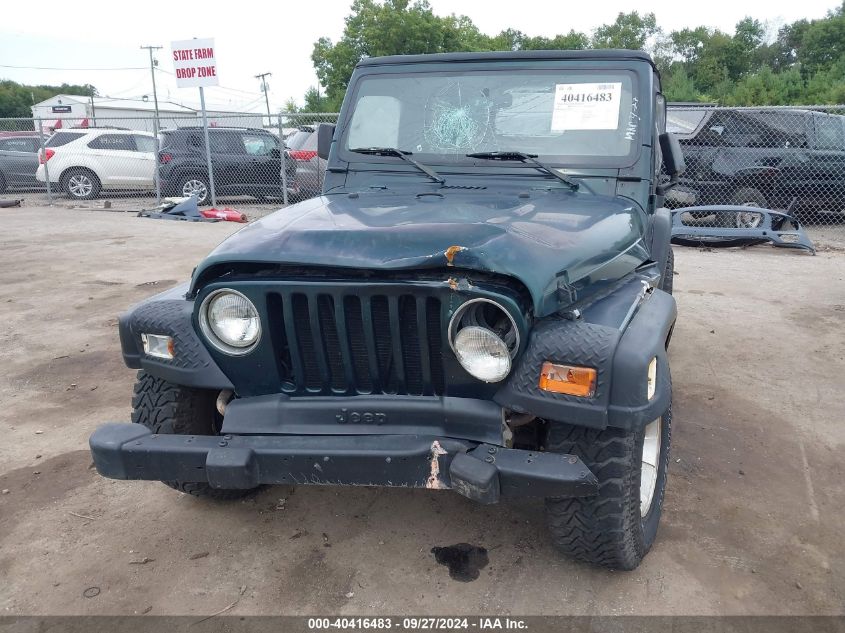 2000 Jeep Wrangler Sport VIN: 1J4FA49S1YP724716 Lot: 40416483