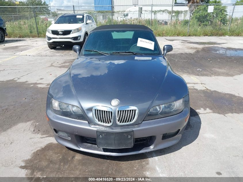 2000 BMW Z3 2.8 VIN: 4USCH3349YLF71189 Lot: 40416520