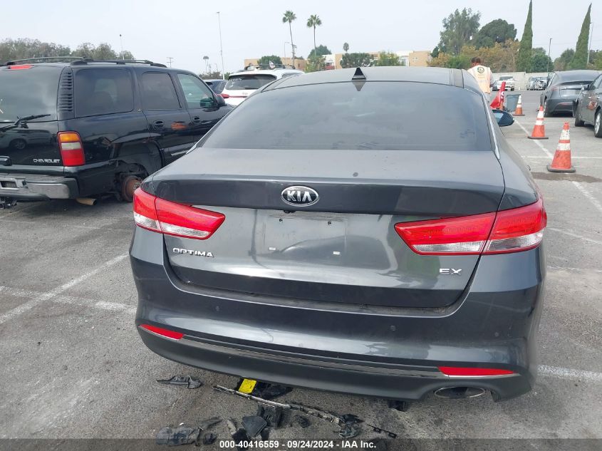 2018 Kia Optima Ex VIN: 5XXGU4L30JG206581 Lot: 40416559