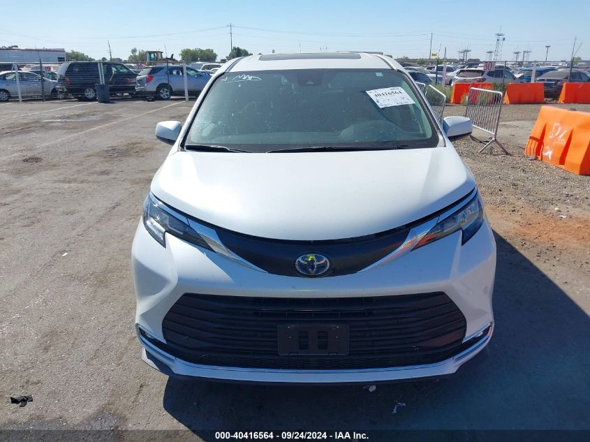 2023 Toyota Sienna Xle VIN: 5TDYRKEC5PS140866 Lot: 40416564