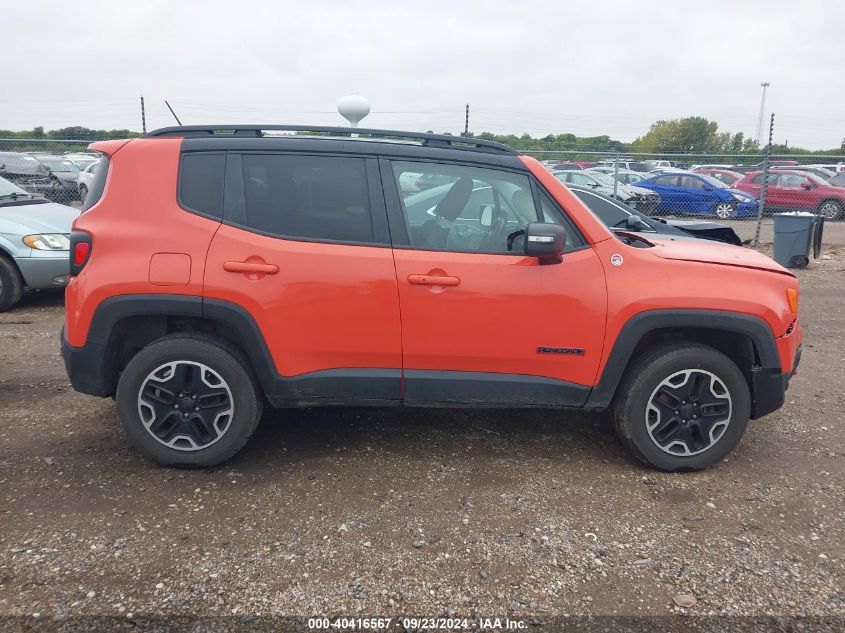 2016 Jeep Renegade Trailhawk VIN: ZACCJBCT5GPC63522 Lot: 40416567