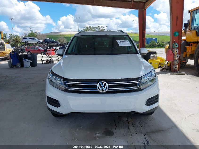 2015 Volkswagen Tiguan S VIN: WVGAV7AX5FW566666 Lot: 40416569