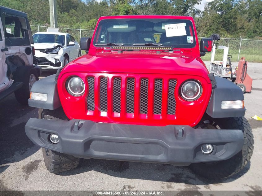 2018 Jeep Wrangler Unlimited Sport 4X4 VIN: 1C4HJXDG7JW141260 Lot: 40416586