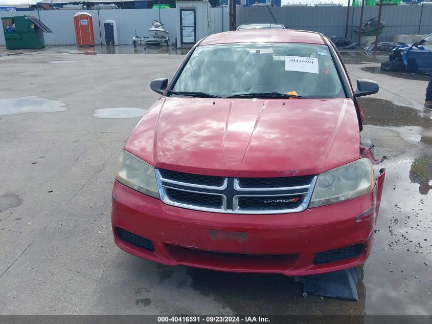 2013 Dodge Avenger Se VIN: 1C3CDZAB9DN757157 Lot: 40416591