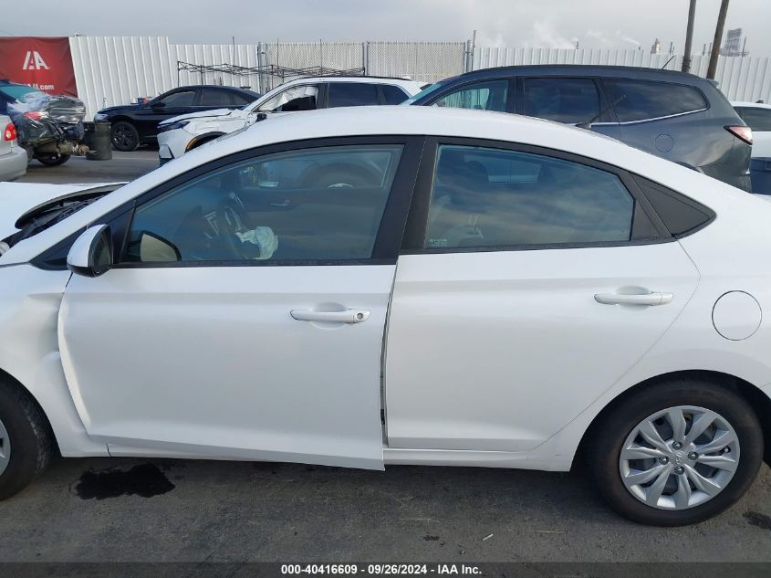 2022 Hyundai Accent Se/Sel VIN: 3KPC24A65NE169351 Lot: 40416609