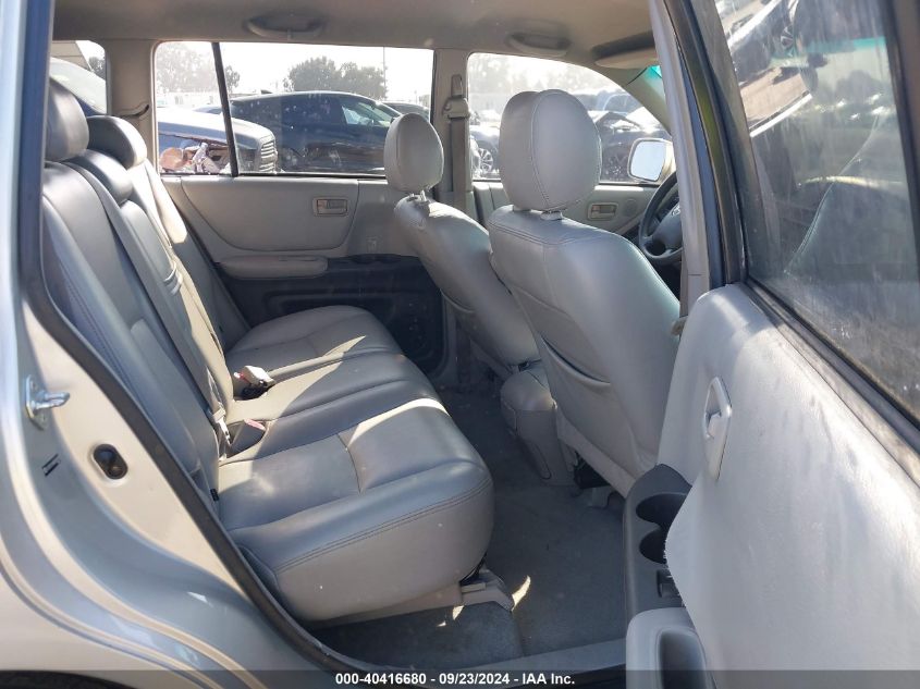 2004 Toyota Highlander V6 VIN: JTEGP21A840016624 Lot: 40416680