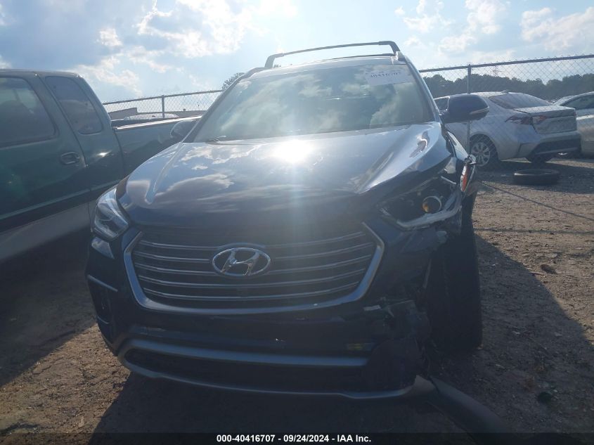 2017 Hyundai Santa Fe Limited Ultimate VIN: KM8SR4HFXHU242583 Lot: 40416707