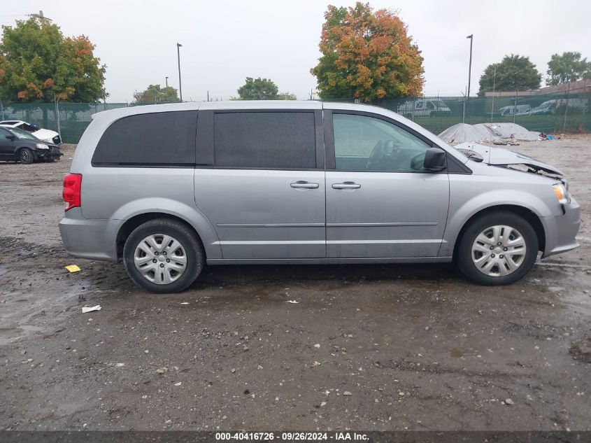 2016 Dodge Grand Caravan Se VIN: 2C4RDGBG3GR382815 Lot: 40416726