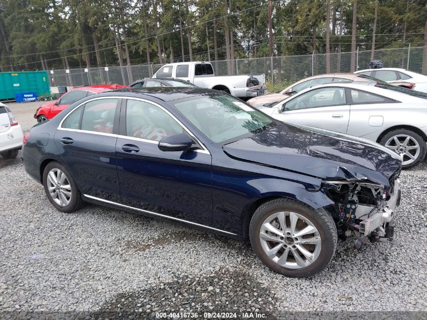 2019 Mercedes-Benz C 300 VIN: 55SWF8DB1KU313130 Lot: 40416736