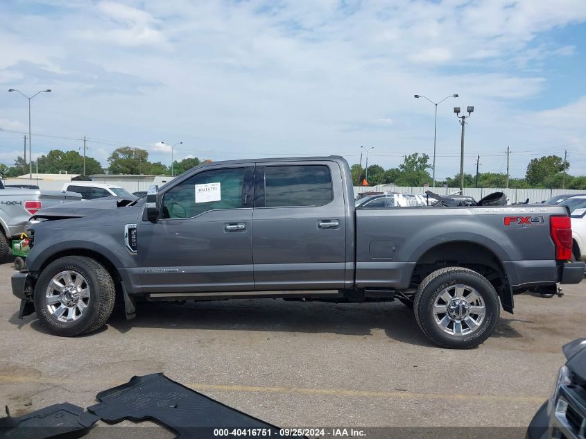 2021 Ford F-250 Platinum VIN: 1FT8W2BT1MEE06639 Lot: 40416751