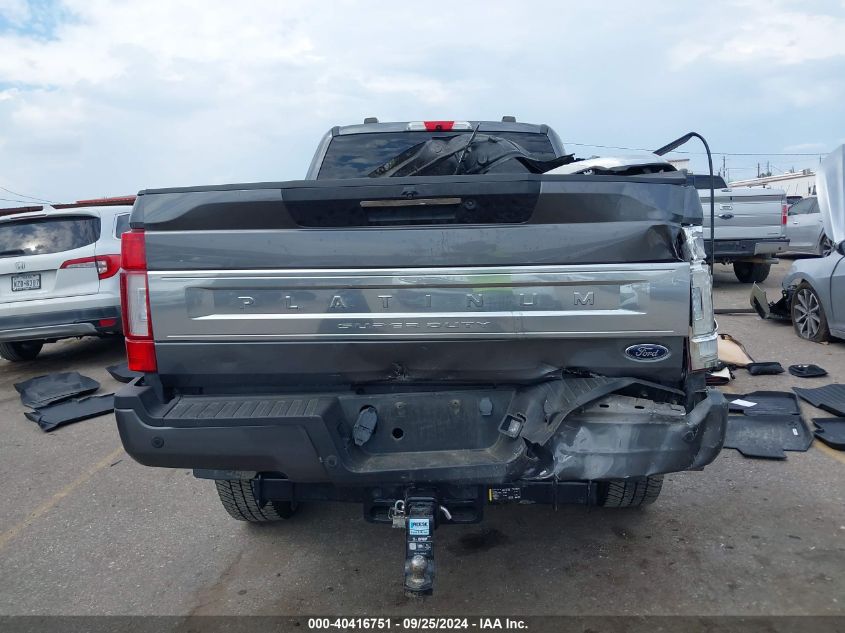 2021 Ford F-250 Platinum VIN: 1FT8W2BT1MEE06639 Lot: 40416751