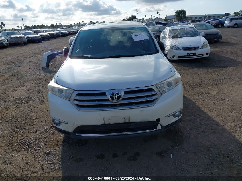 5TDZK3EH6DS114900 2013 Toyota Highlander Se V6