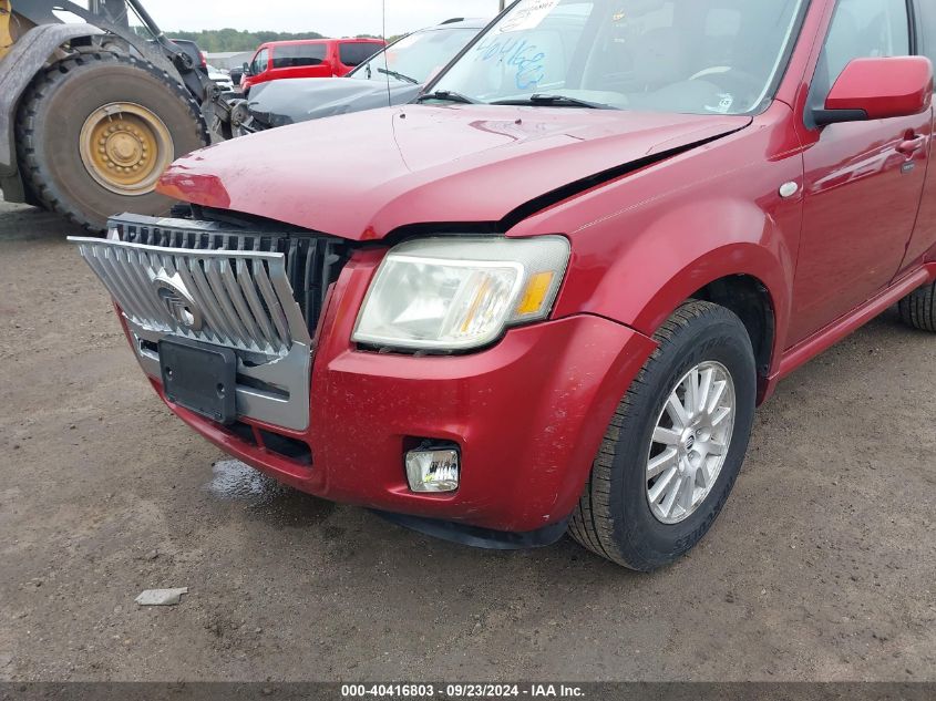 4M2CU97GX9KJ08825 2009 Mercury Mariner Premier V6