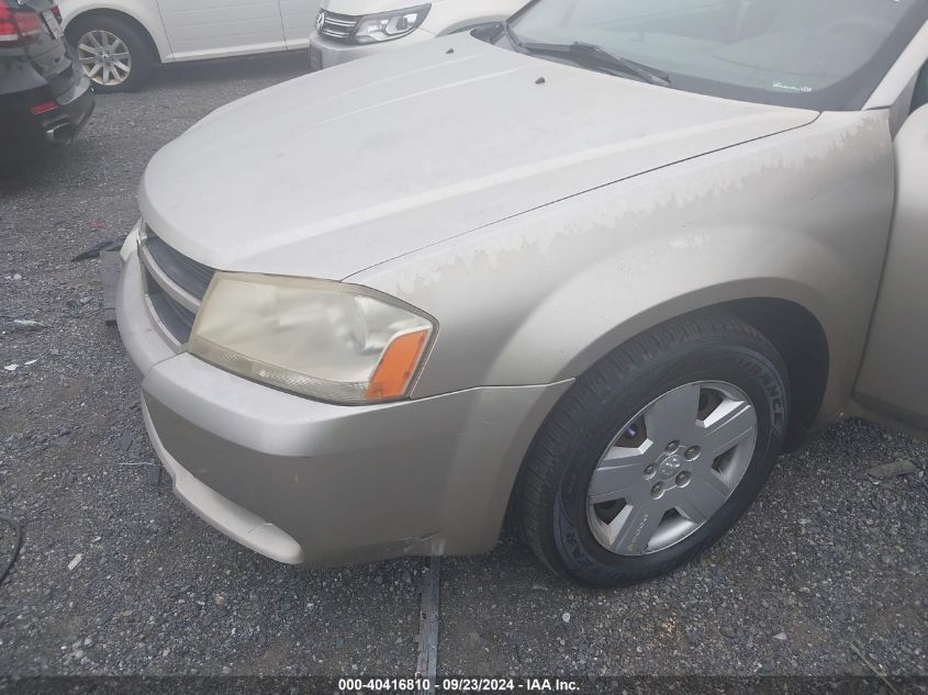 2008 Dodge Avenger Se VIN: 1B3LC46J28N199872 Lot: 40416810