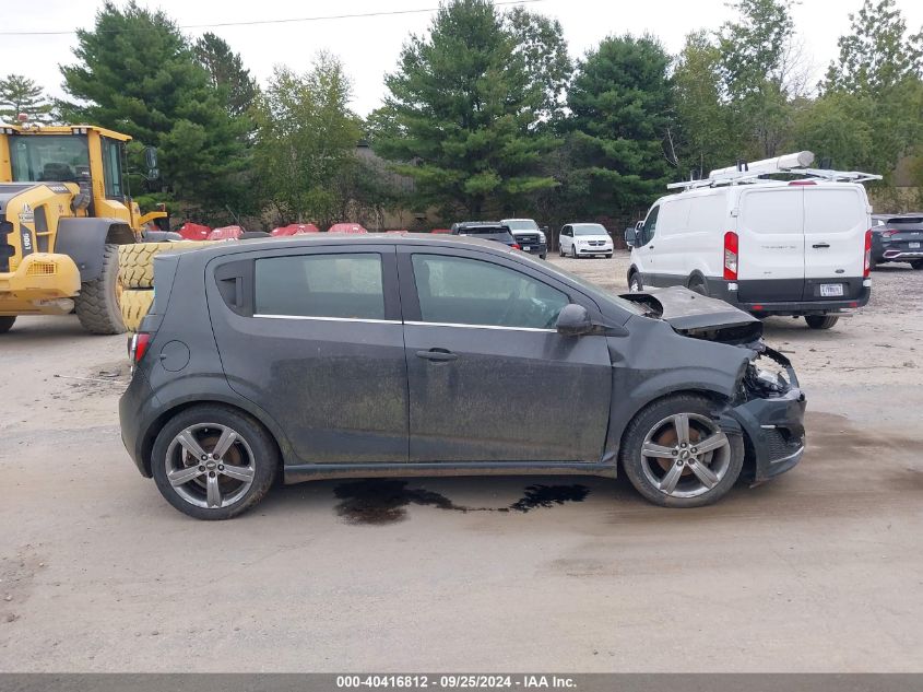 1G1JG6SB9G4104869 2016 Chevrolet Sonic Rs Auto