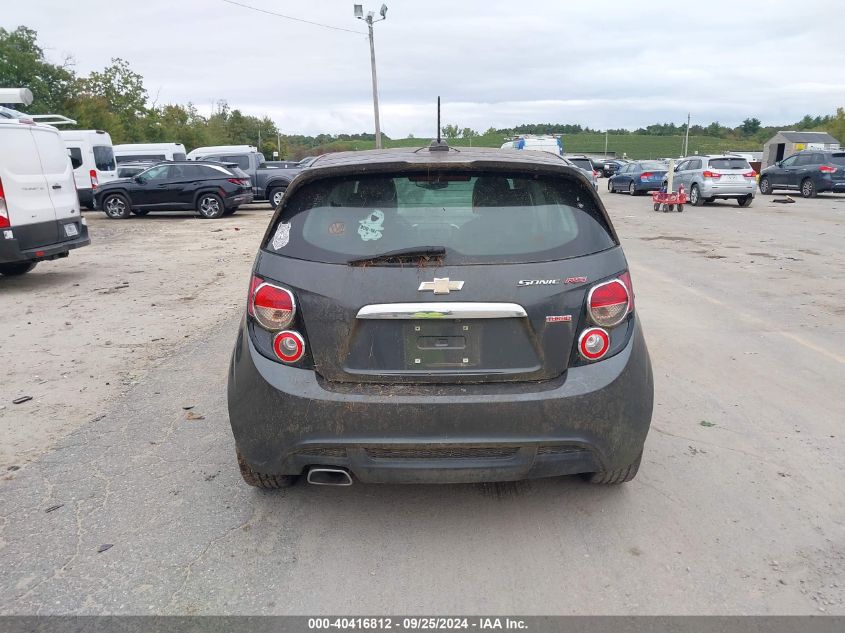 1G1JG6SB9G4104869 2016 Chevrolet Sonic Rs Auto