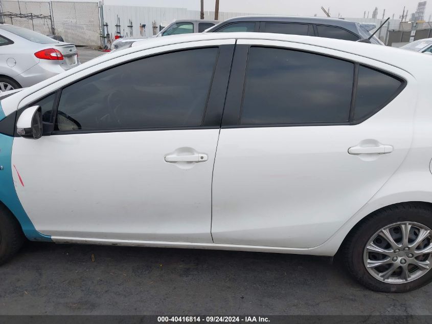 2012 Toyota Prius C One VIN: JTDKDTB39C1521450 Lot: 40416814